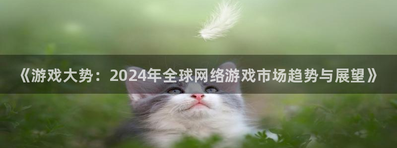 高德娱乐官方登录网址：《游戏大势：2024年全球网络游戏市场
